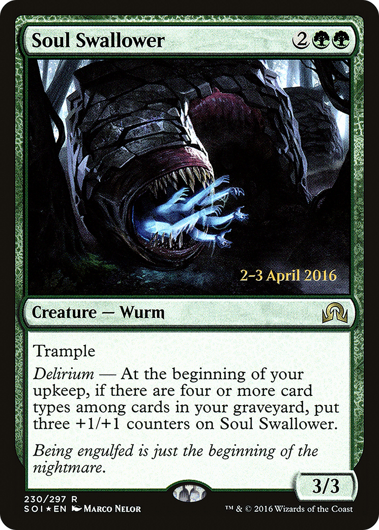 Soul Swallower (PRE-230) [Shadows over Innistrad Promos] Foil