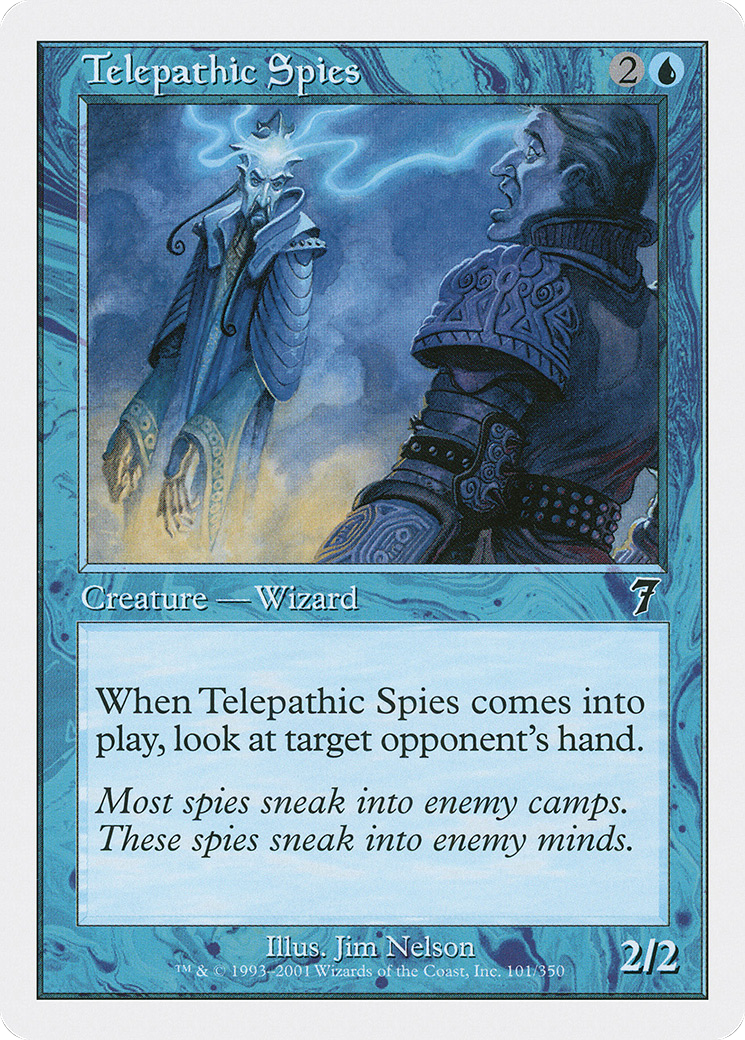 Telepathic Spies (7ED-101) [7th Edition] Foil