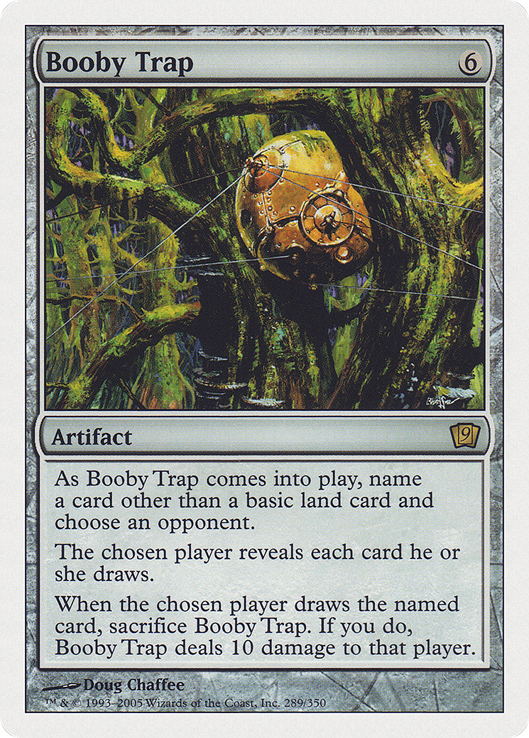 Booby Trap (9ED-289) [9th Edition] Foil