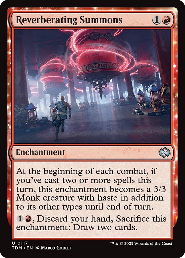 Reverberating Summons (TDM-117) [Tarkir: Dragonstorm]