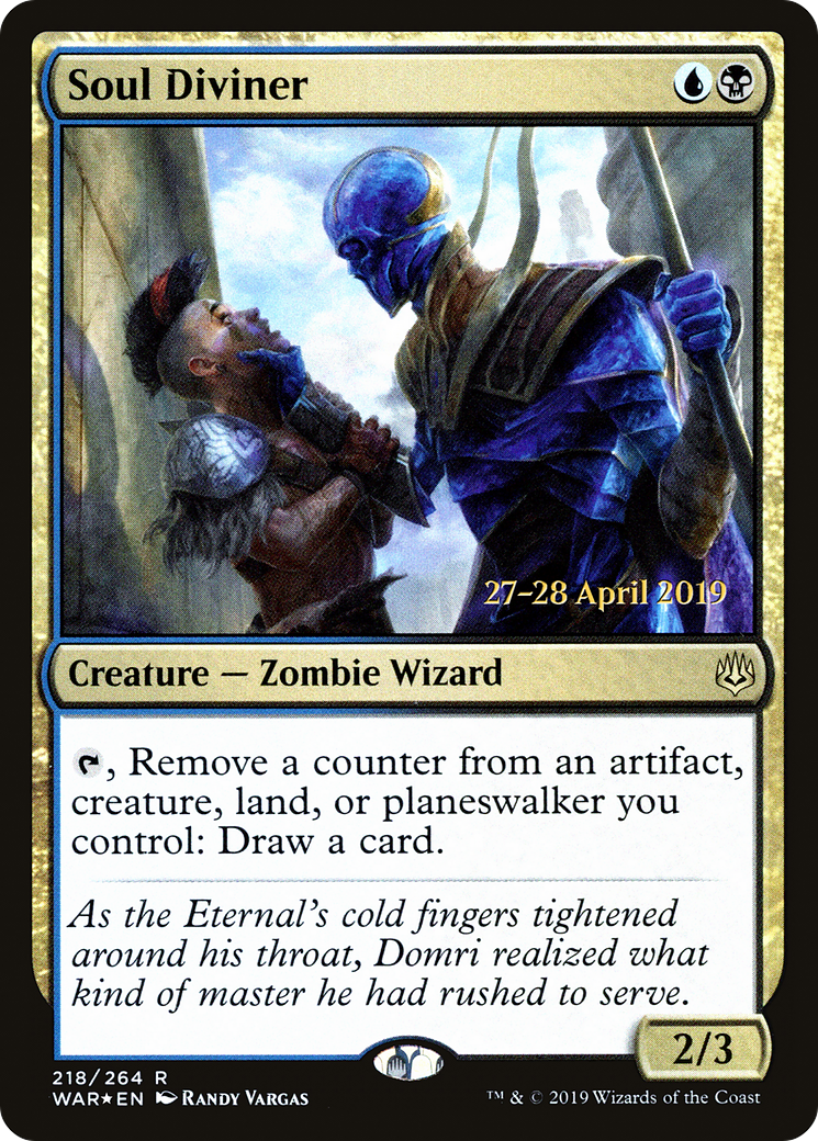 Soul Diviner (PRE-218) [War of the Spark Promos] Foil
