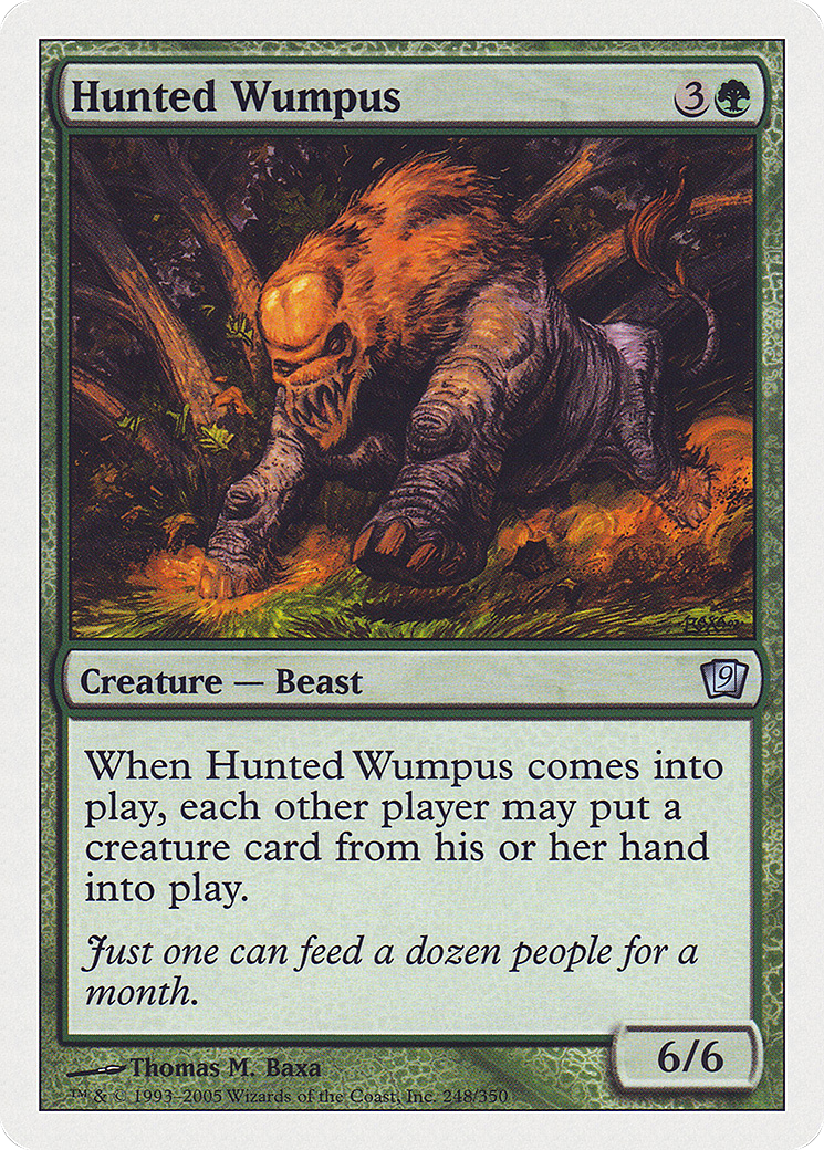 Hunted Wumpus (9ED-248) [9th Edition] Foil