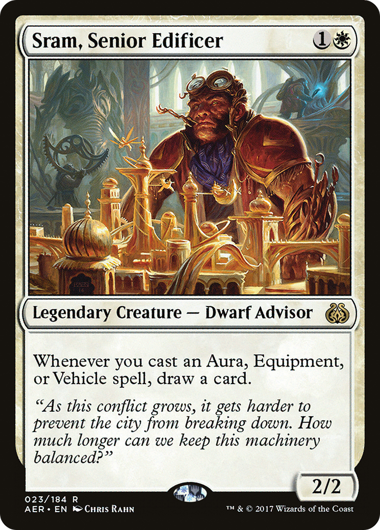 Sram, Senior Edificer (AER-023) [Aether Revolt]