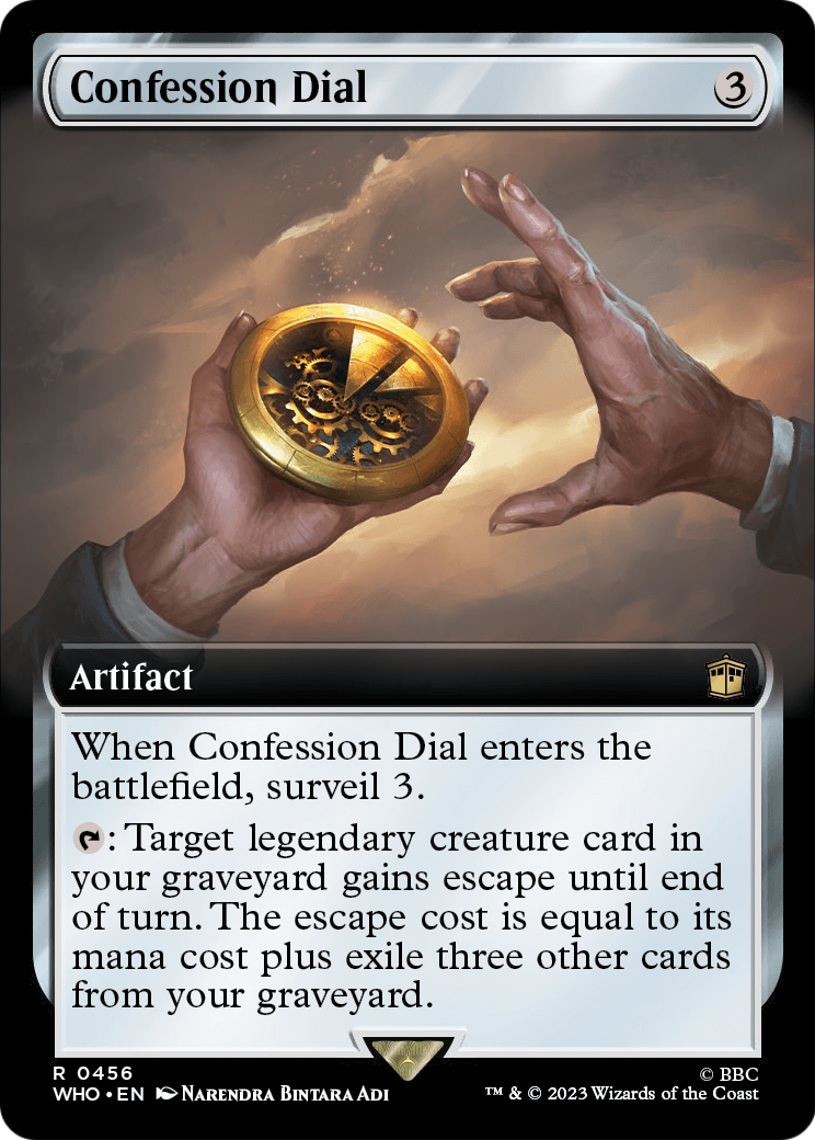 Confession Dial (Extended Art) (WHO-456) [Doctor Who] Foil