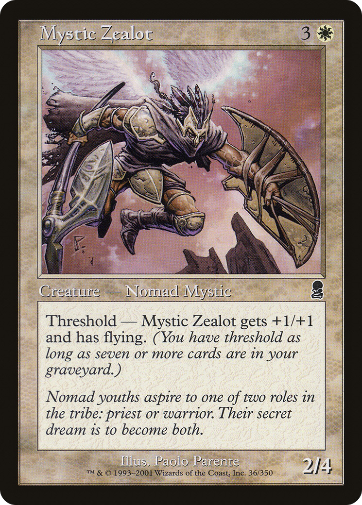 Mystic Zealot (ODY-036) [Odyssey] Foil