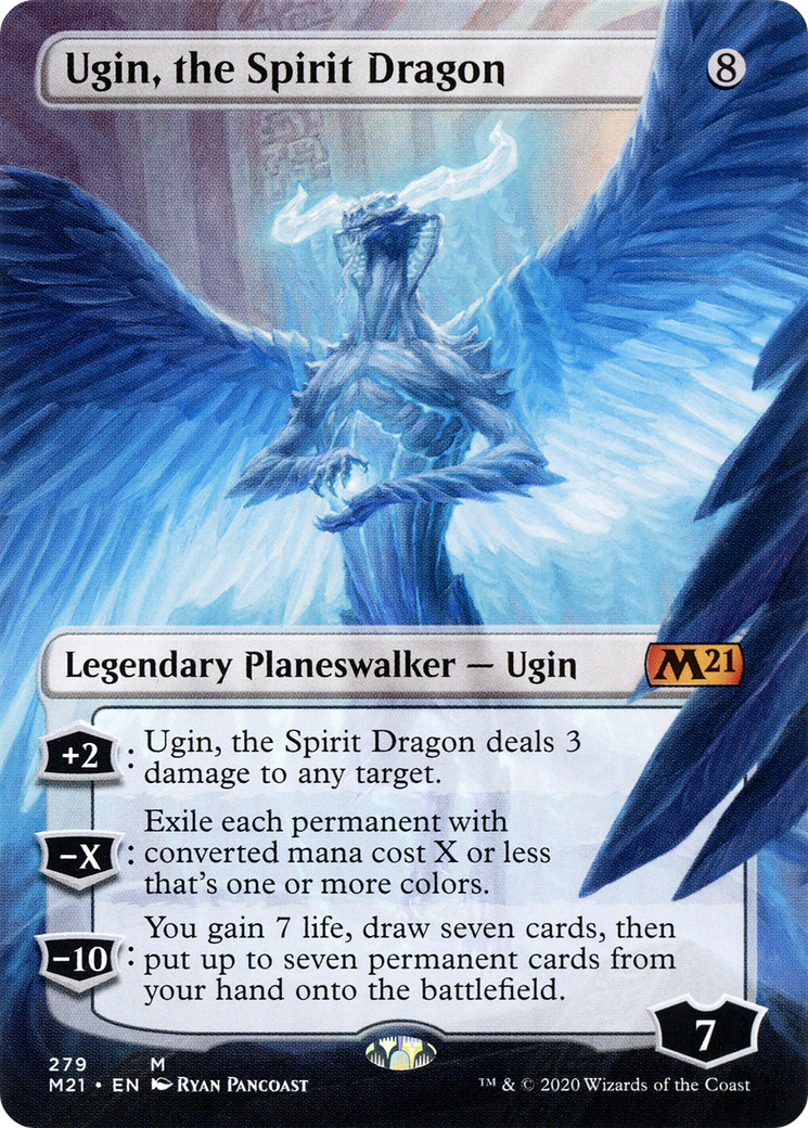Ugin, the Spirit Dragon (Borderless) (M21-279) [Core Set 2021]