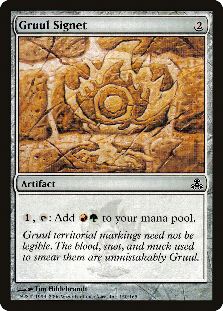 Gruul Signet (GPT-150) [Guildpact] Foil