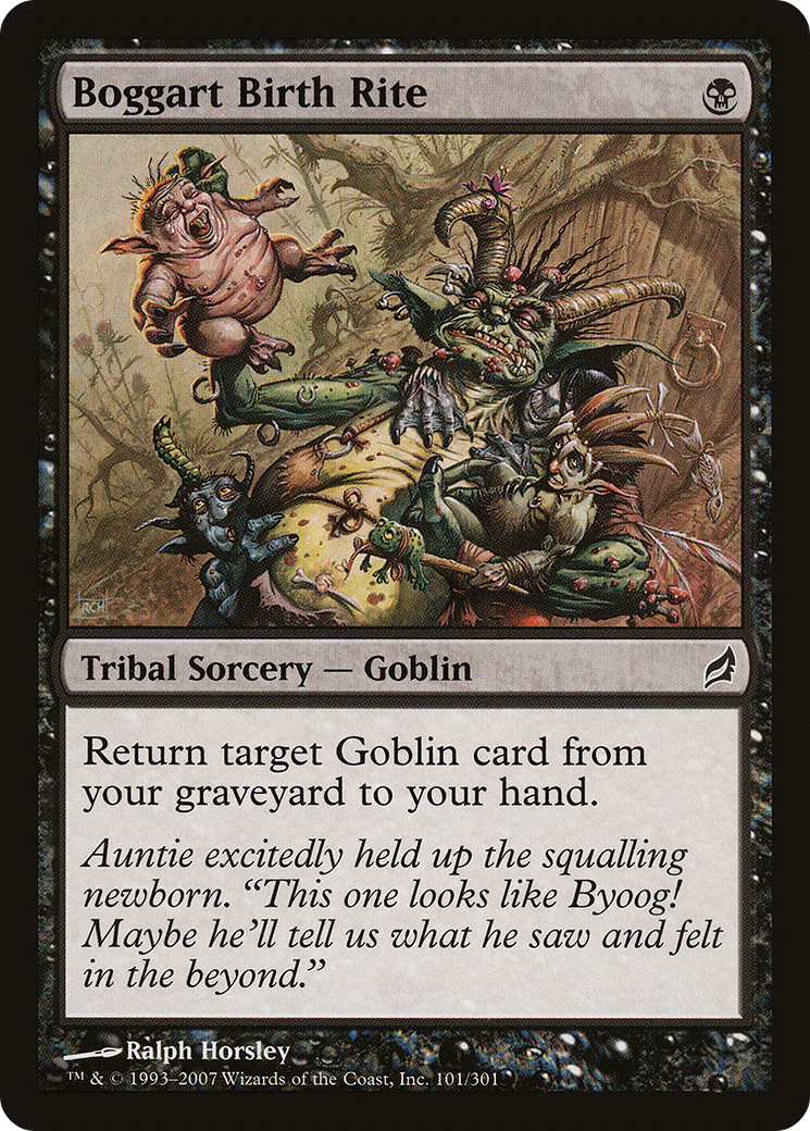 Boggart Birth Rite (LRW-101) [Lorwyn] Foil