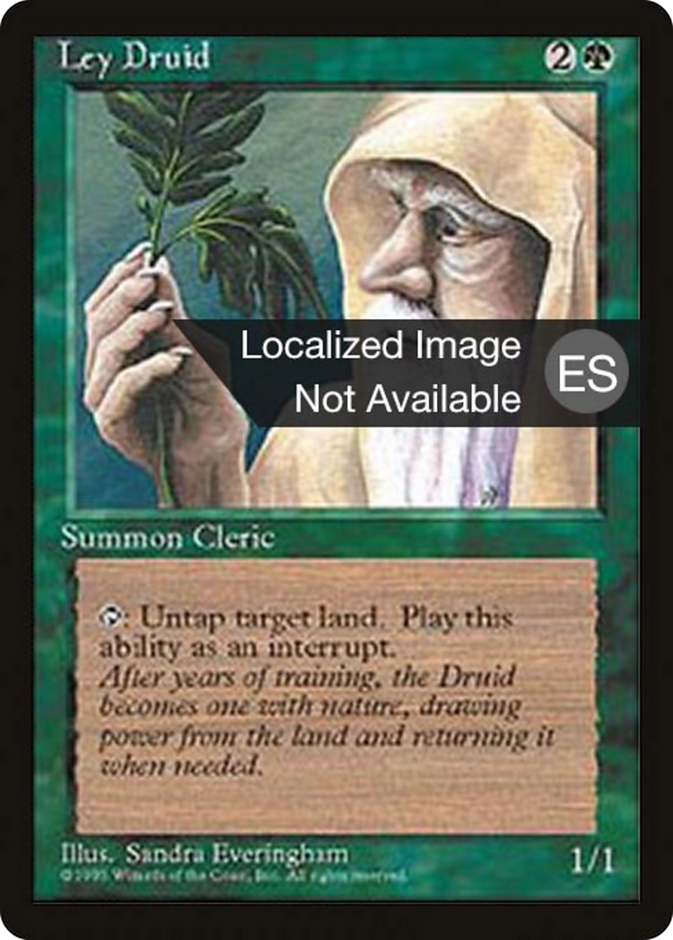 Ley Druid [Fourth Edition Foreign Black Border]
