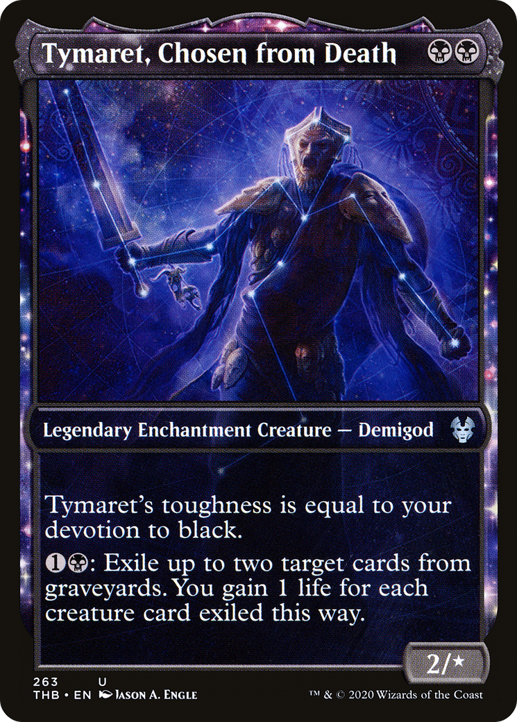 Tymaret, Chosen from Death (Showcase) (THB-263) [Theros Beyond Death] Foil