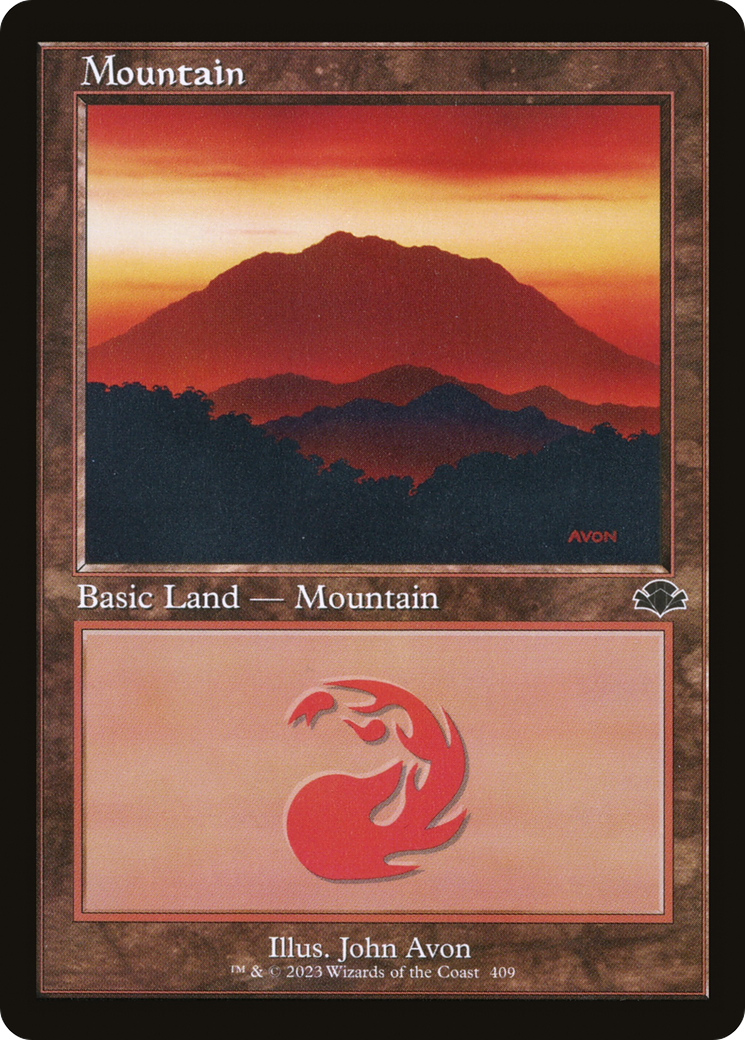 Mountain (DMR-409) (Retro Frame) [Dominaria Remastered]