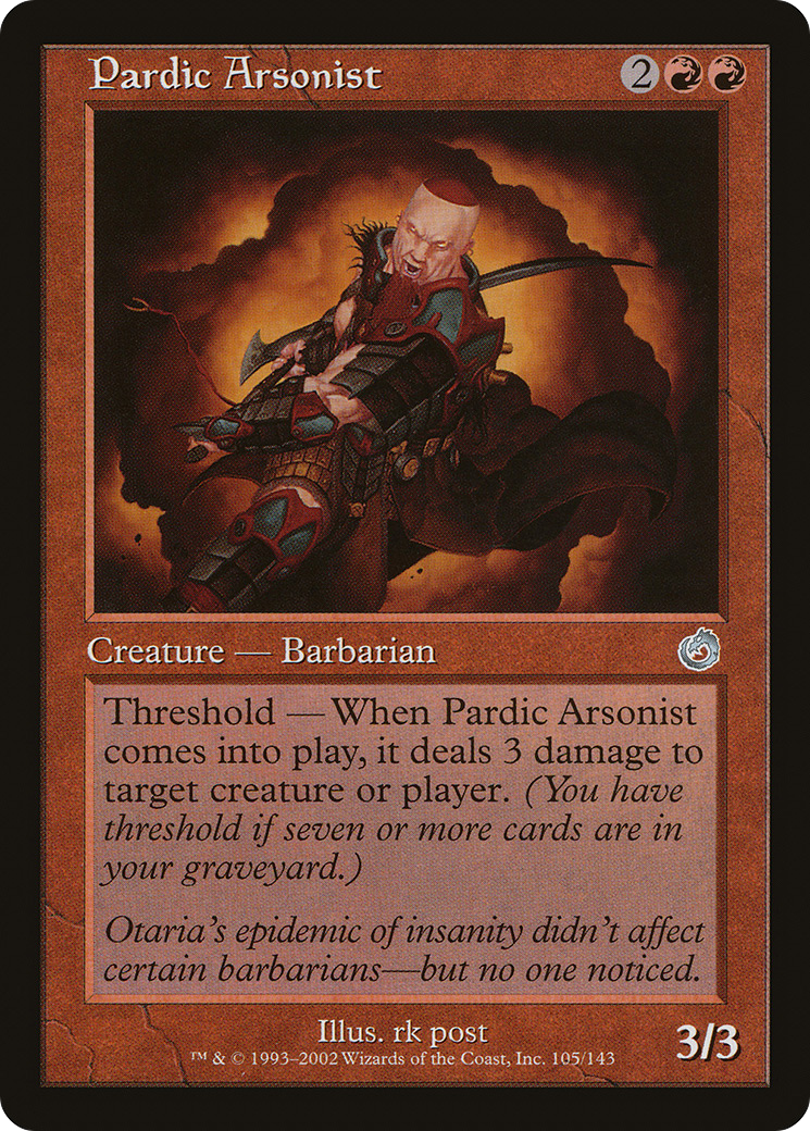 Pardic Arsonist (TOR-105) [Torment] Foil