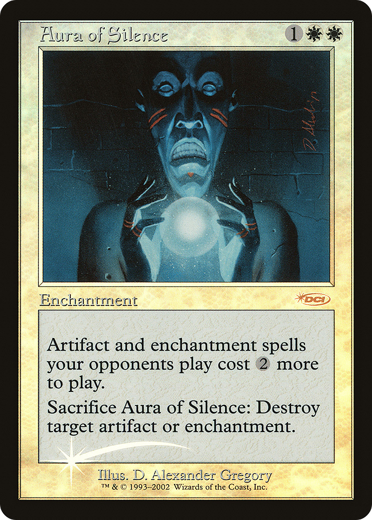 Aura of Silence (FNM-008) [Friday Night Magic 2002] Foil