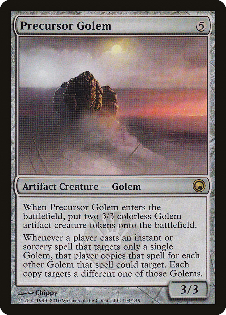 Precursor Golem (SOM-194) [Scars of Mirrodin] Foil