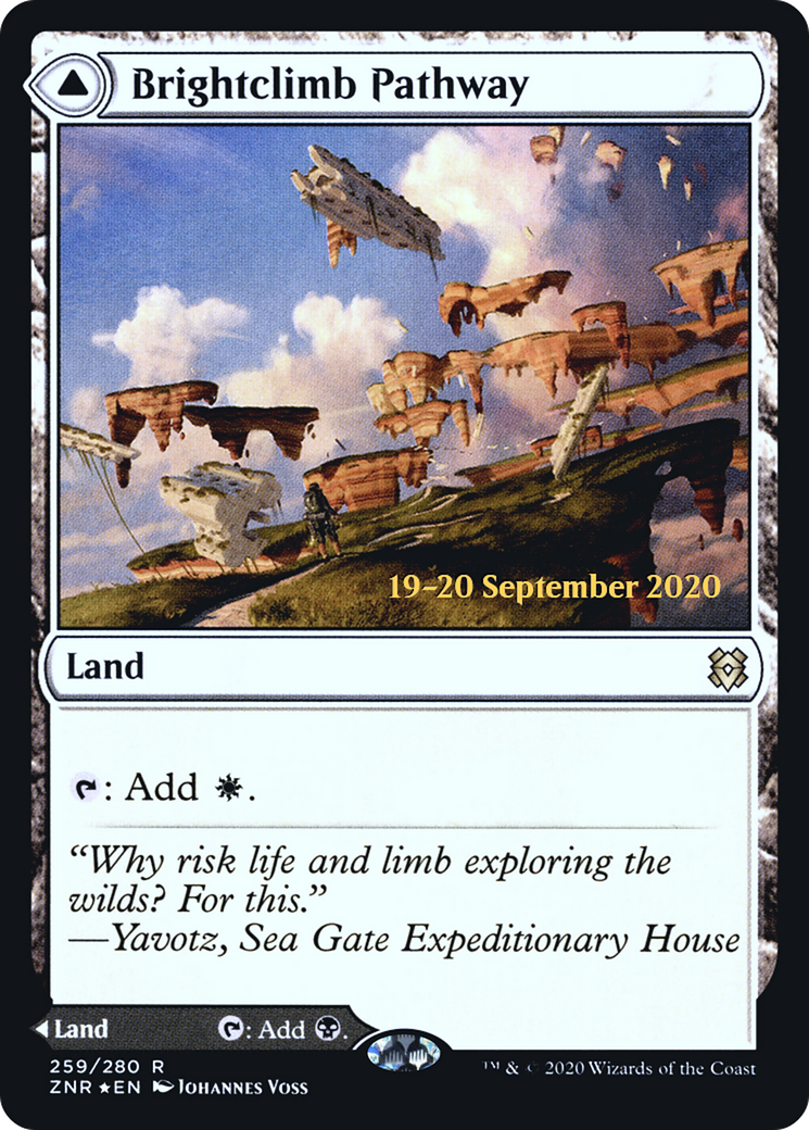 Brightclimb Pathway (PRE-259) [Zendikar Rising Promos] Foil
