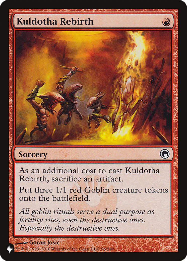 Kuldotha Rebirth (LIST-96/249) [The List]