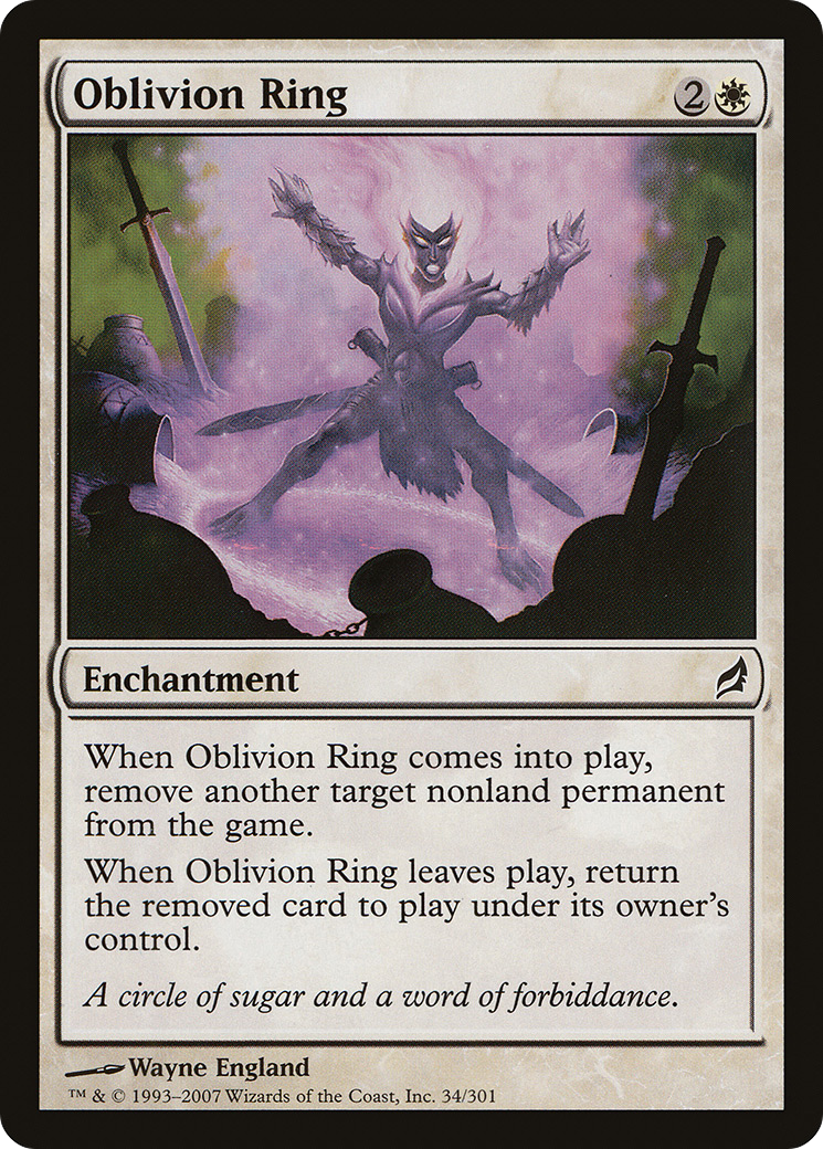 Oblivion Ring (LRW-034) [Lorwyn]