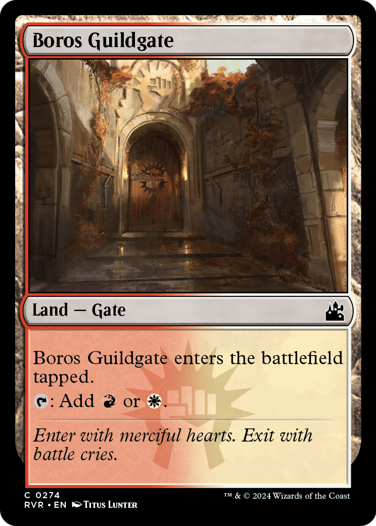 Boros Guildgate - Foil [Ravnica Remastered]