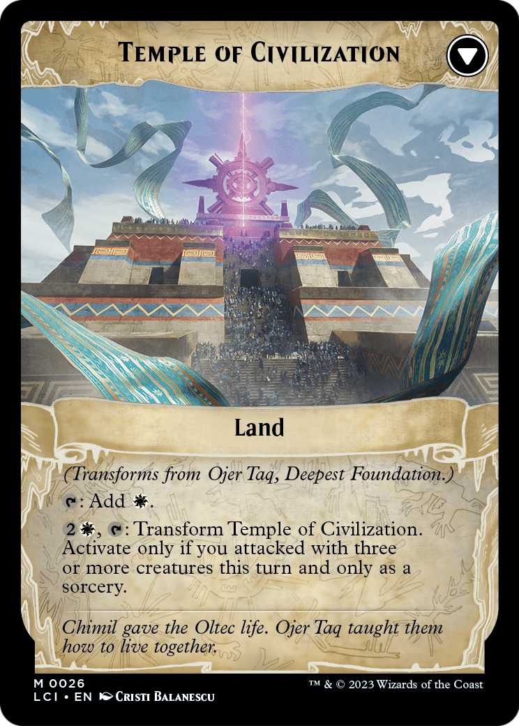Ojer Taq, Deepest Foundation (LCI-026) [The Lost Caverns of Ixalan] Foil