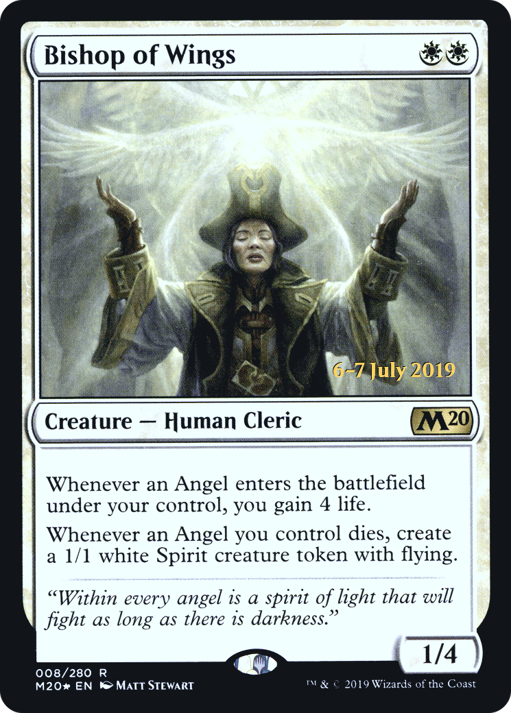 Bishop of Wings (PRE-008) [Core Set 2020 Promos] Foil