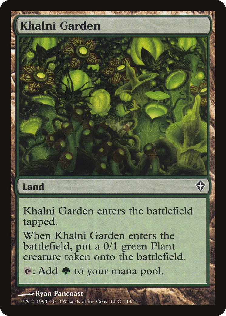 Khalni Garden (WWK-138) [Worldwake] Foil