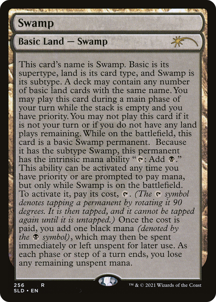 Swamp (SLD-256) (Full-Text Lands) [Secret Lair Drop] Foil
