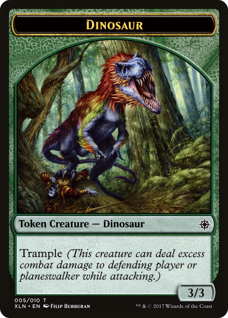 Dinosaur Token (XLN-005) [Ixalan Tokens]
