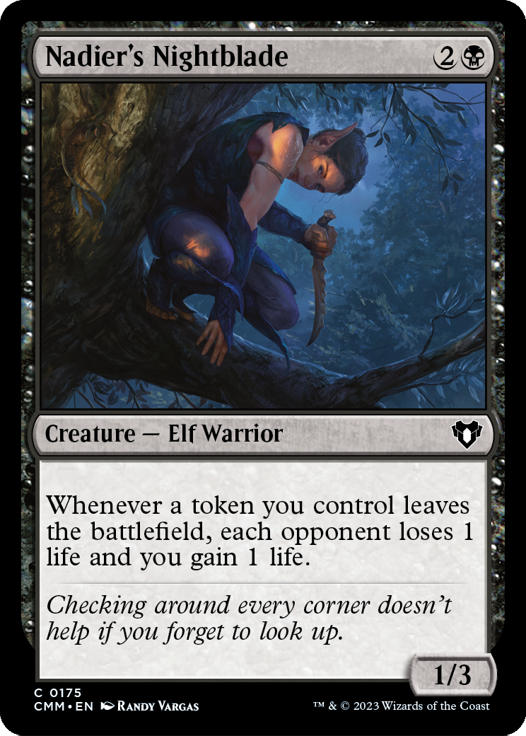 Nadier's Nightblade (CMM-175) [Commander Masters]