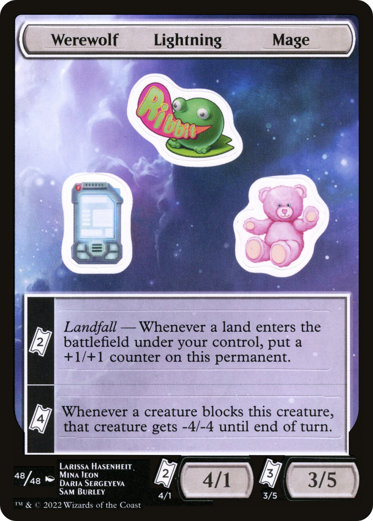 Werewolf Lightning Mage [Unfinity]