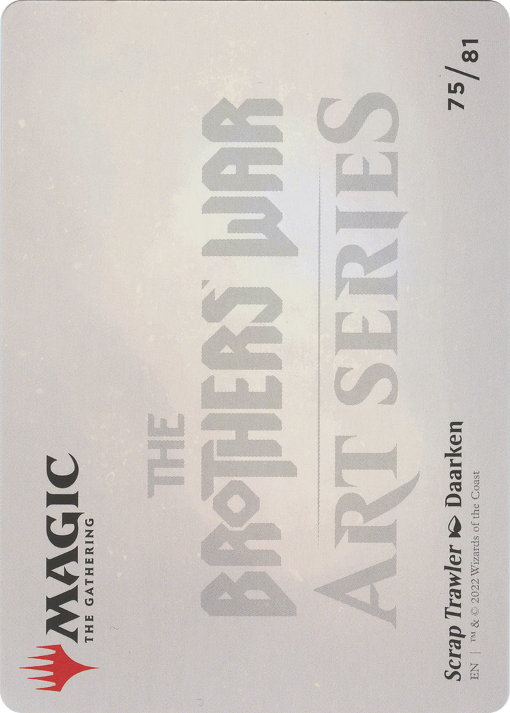 Scrap Trawler // Scrap Trawler (ABRO-075) (Borderless) [The Brothers' War Art Series]
