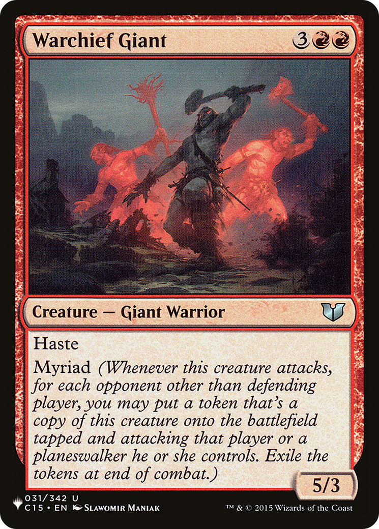Warchief Giant (LIST-031/342) [The List]