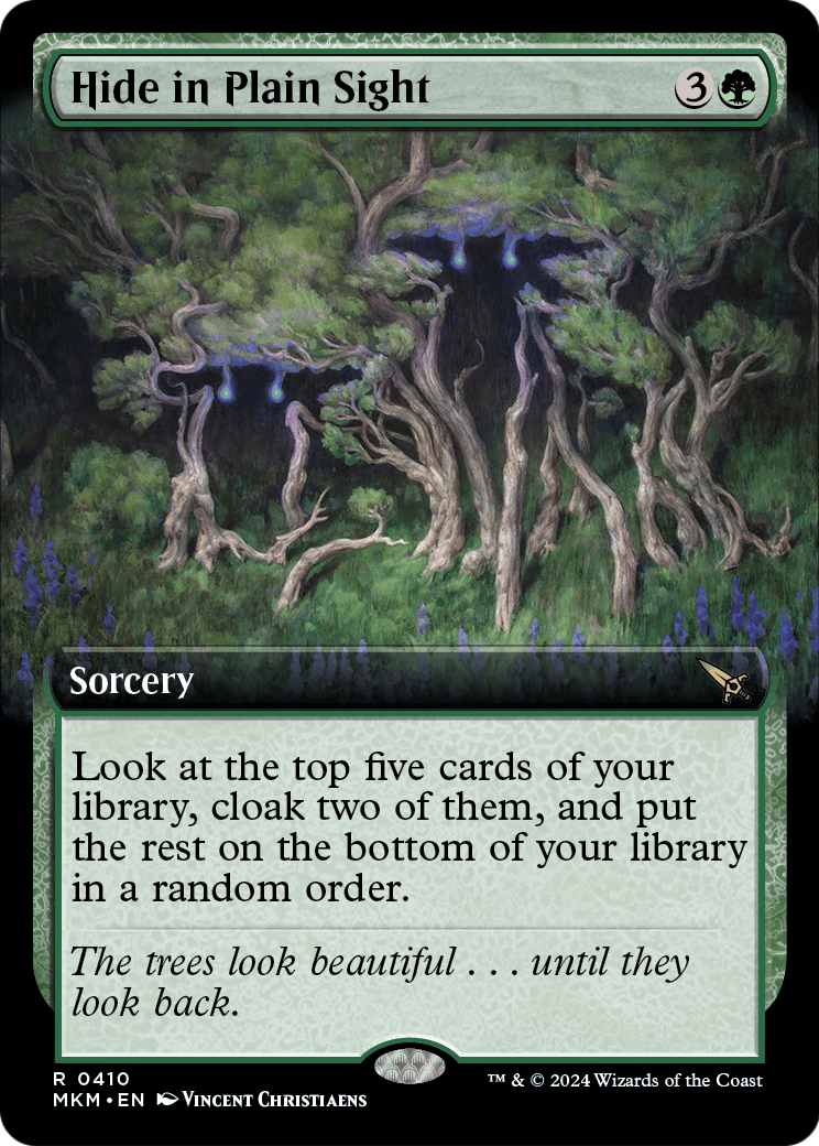 Hide in Plain Sight (Extended Art) (MKM-410) [Murders at Karlov Manor] Foil