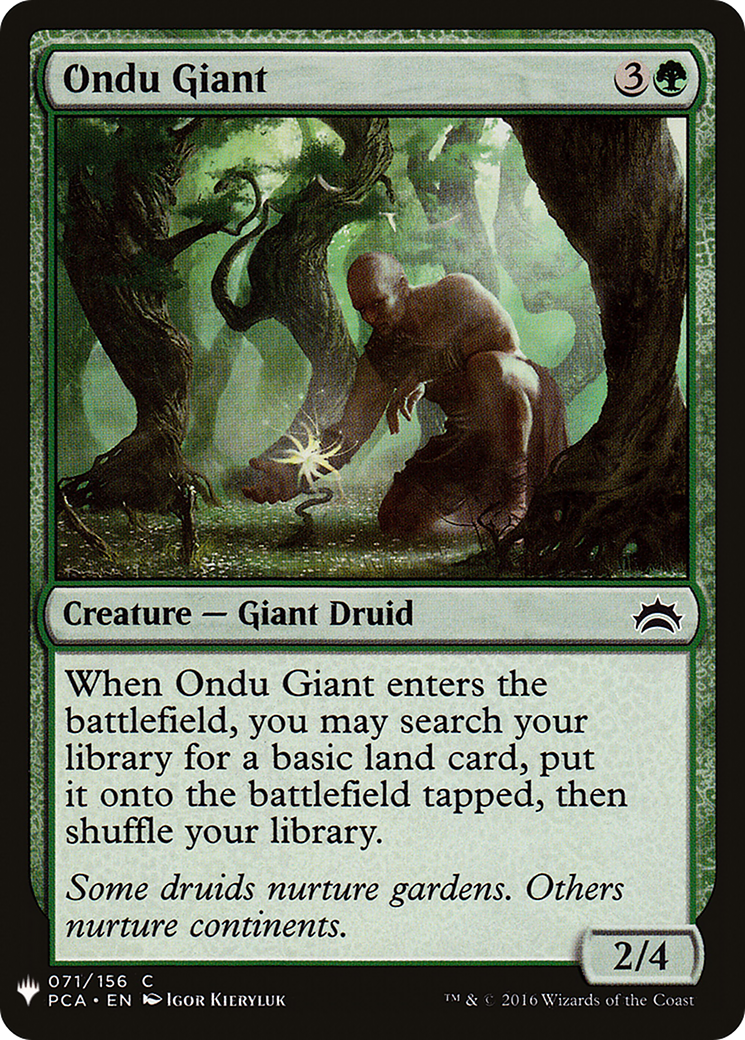 Ondu Giant (LIST-071) [The List]