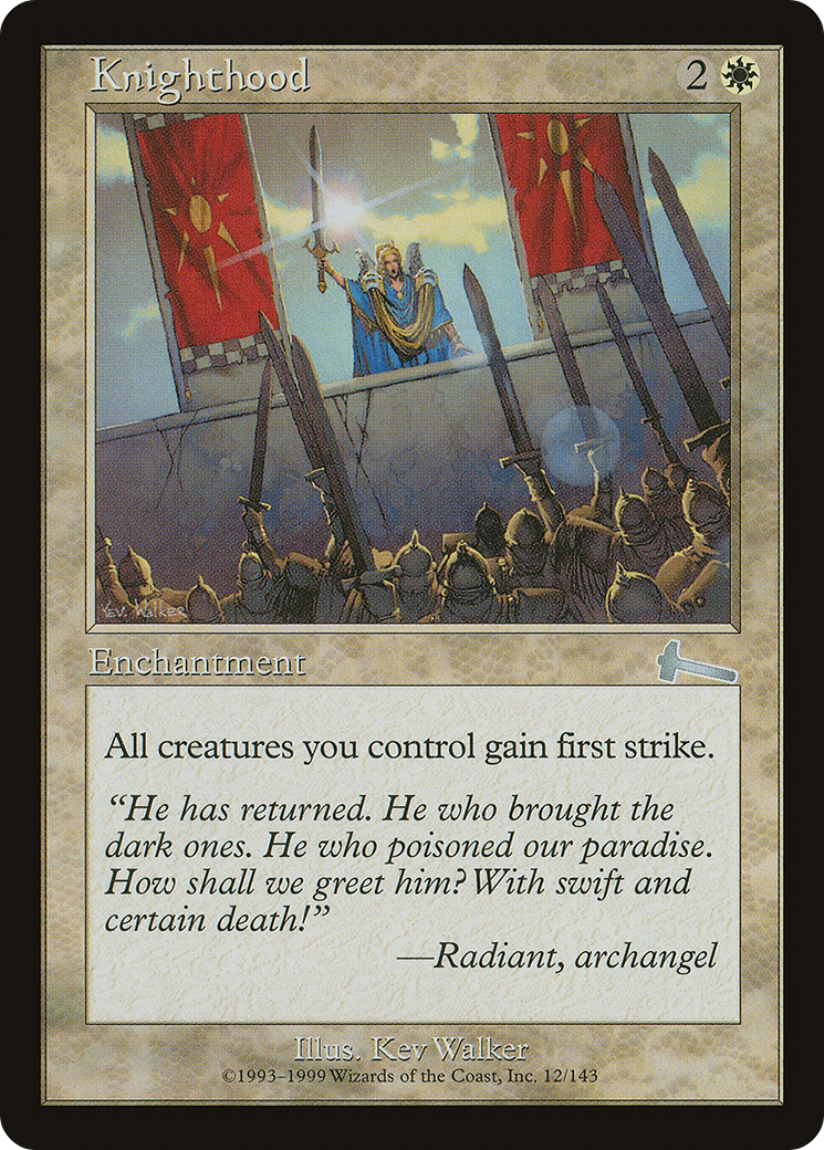 Knighthood (ULG-012) [Urza's Legacy]