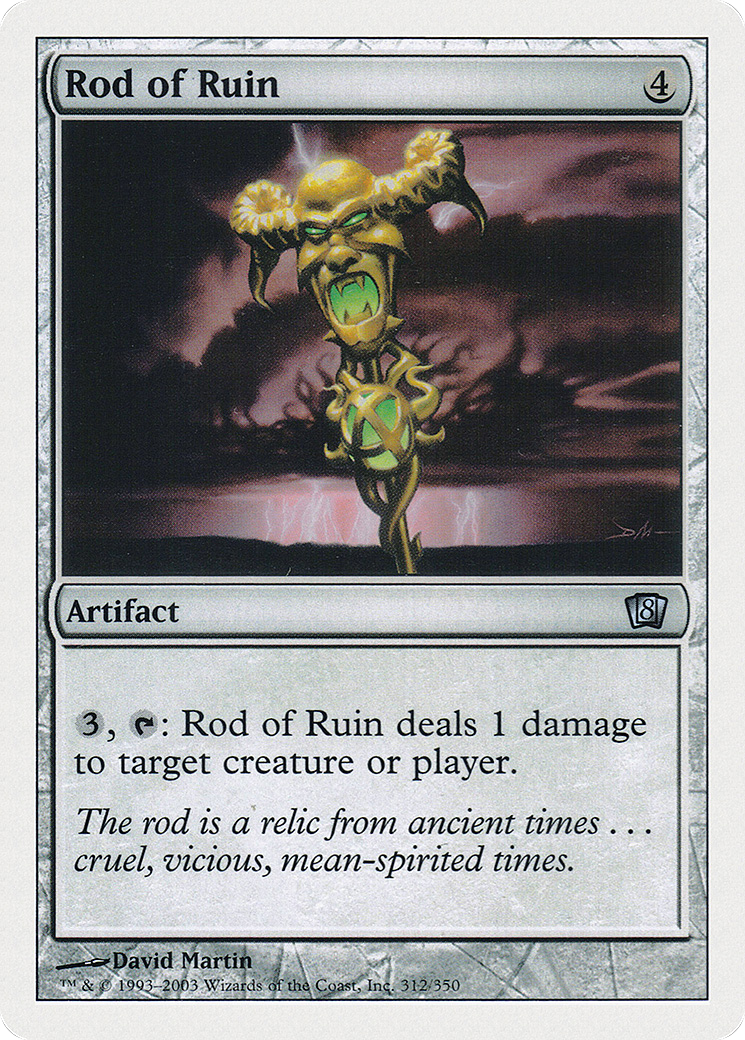 Rod of Ruin (8ED-312) [8th Edition]