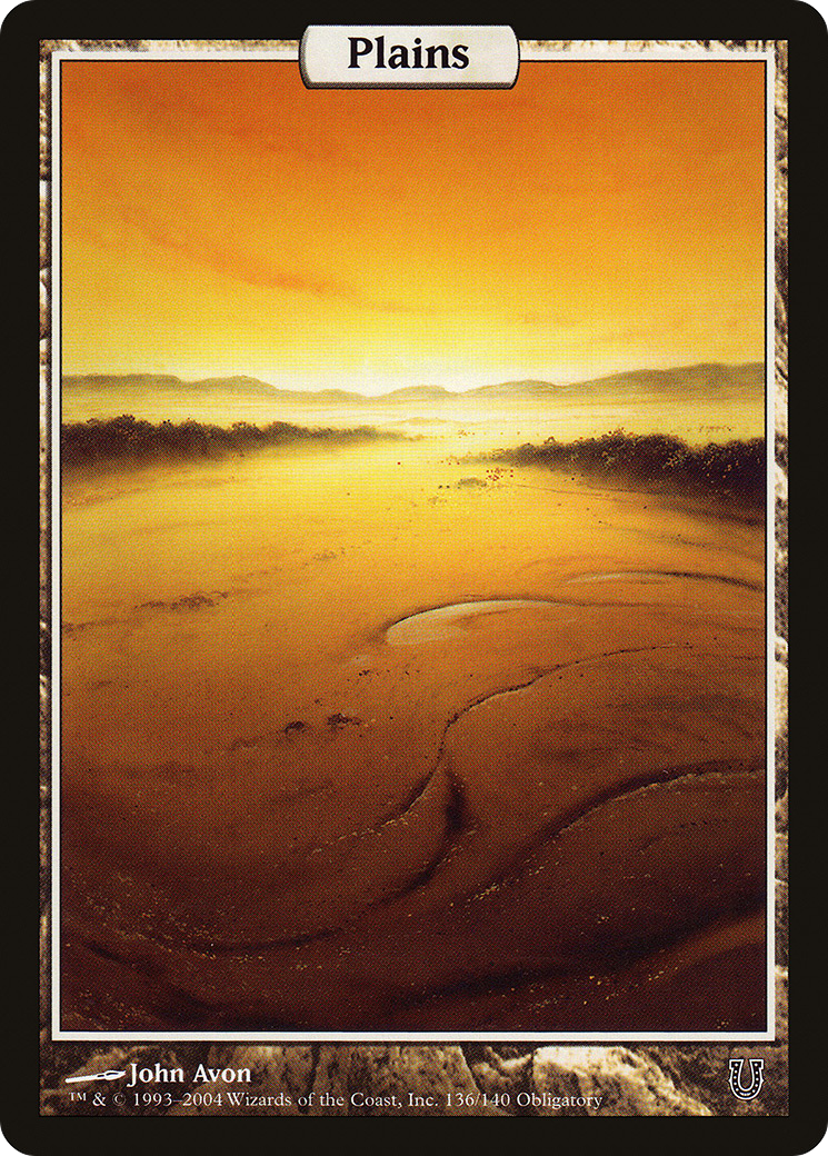 Plains - Full Art (UNH-136) [Unhinged] Foil