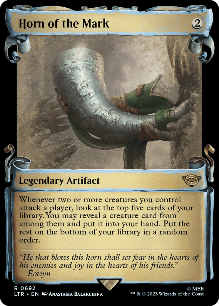Horn of the Mark (Showcase Scrolls) (LTR-692) [The Lord of the Rings: Tales of Middle-earth] Foil