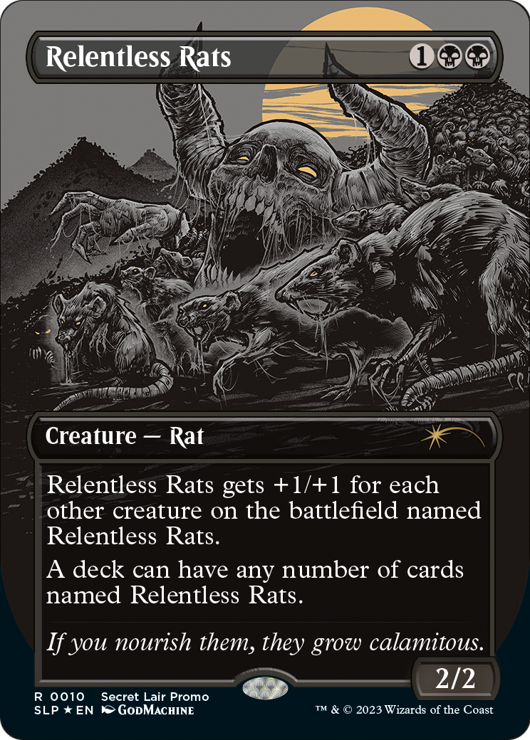 Relentless Rats (SLP-010) [Secret Lair Showdown]