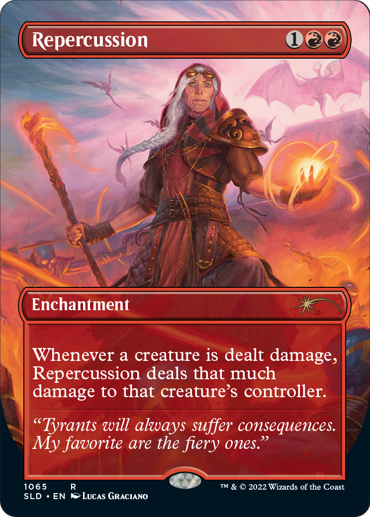 Repercussion (SLD-1065) (Borderless) [Secret Lair Drop] Foil