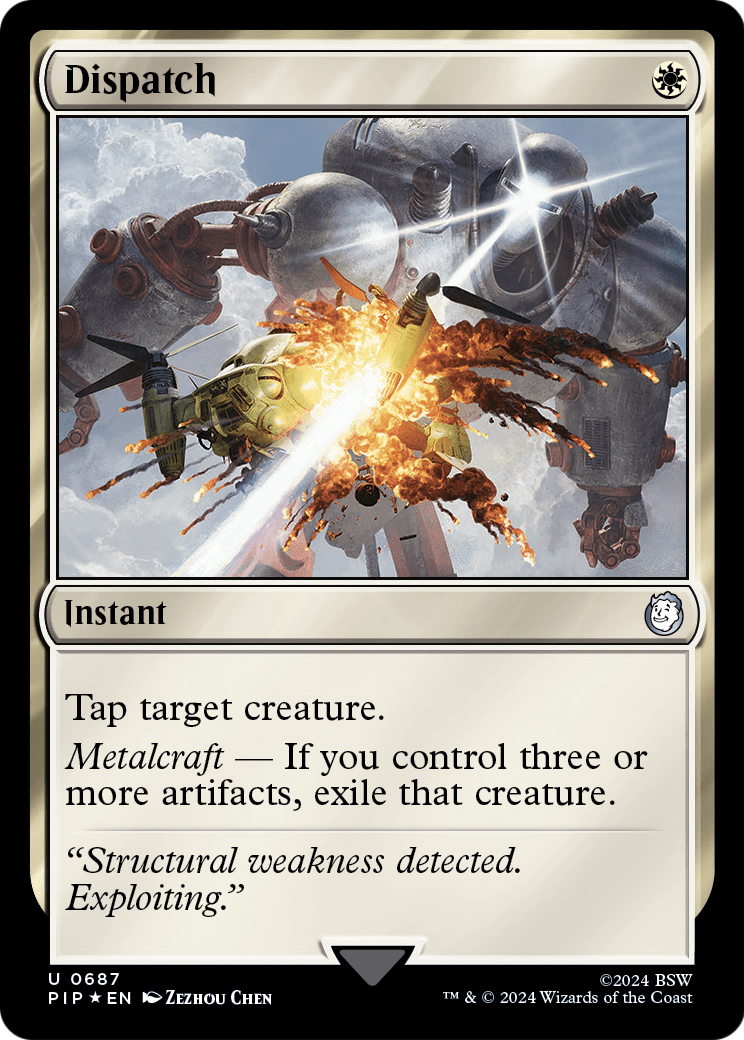 Dispatch (Surge Foil) (PIP-687) [Fallout] Foil