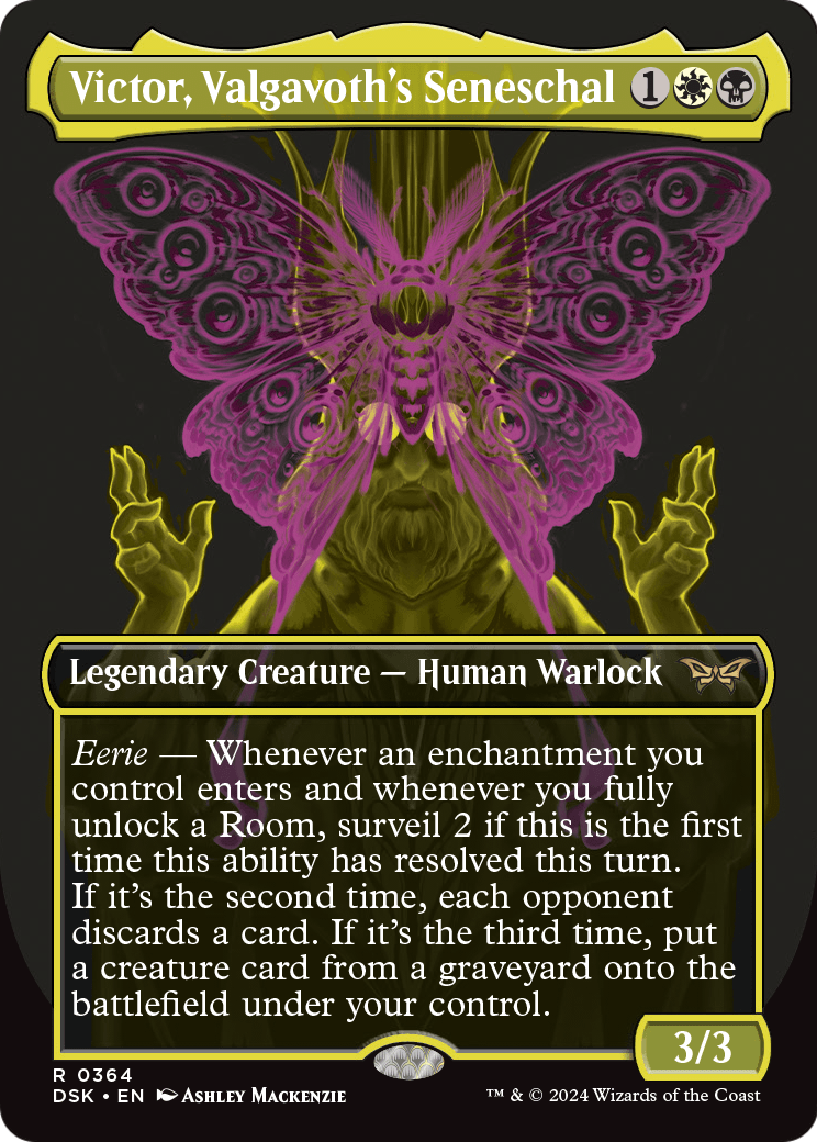Victor, Valgavoth's Seneschal (Showcase) (DSK-364) (Borderless) [Duskmourn: House of Horror]