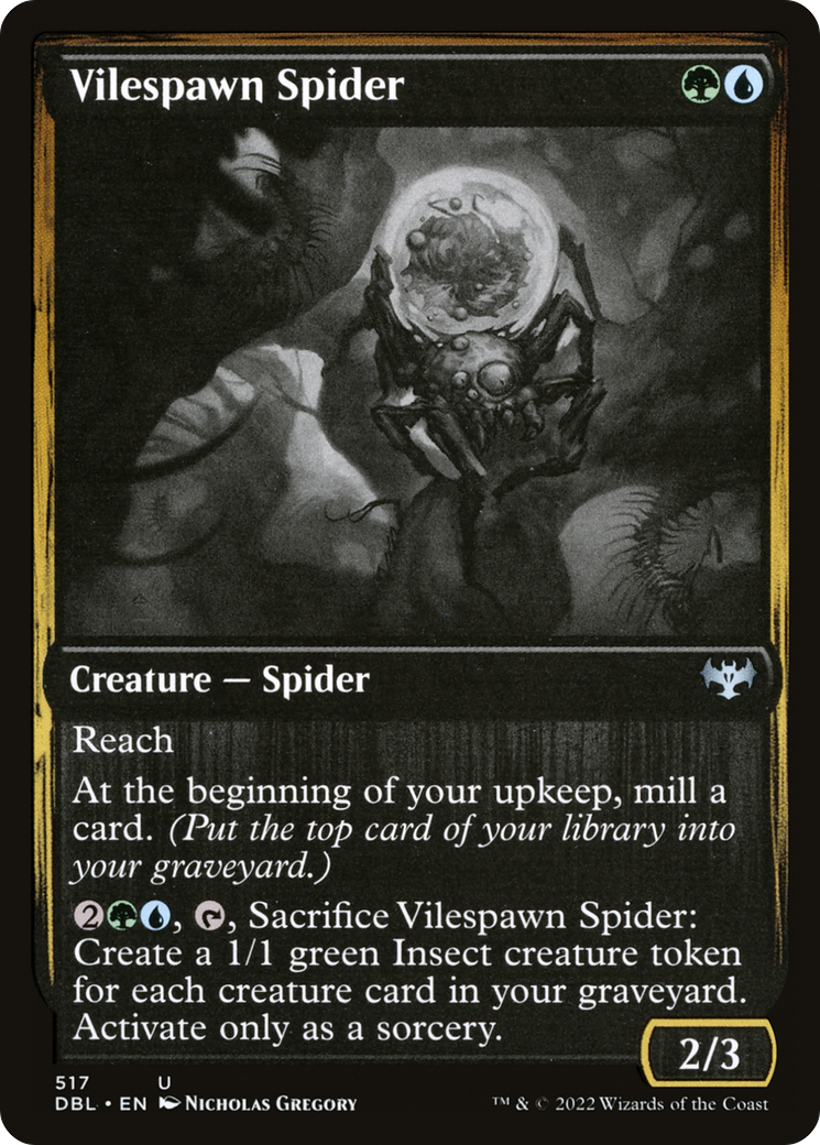 Vilespawn Spider (DBL-517) [Innistrad: Double Feature]