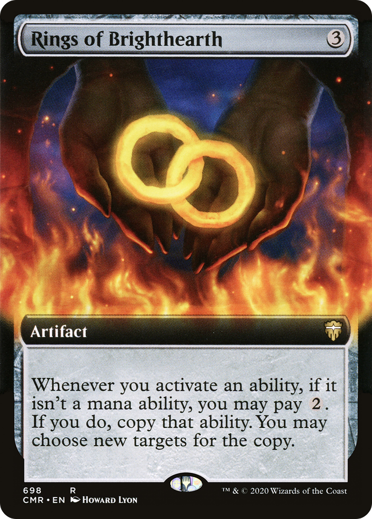 Rings of Brighthearth (Extended Art) (CMR-698) [Commander Legends] Foil