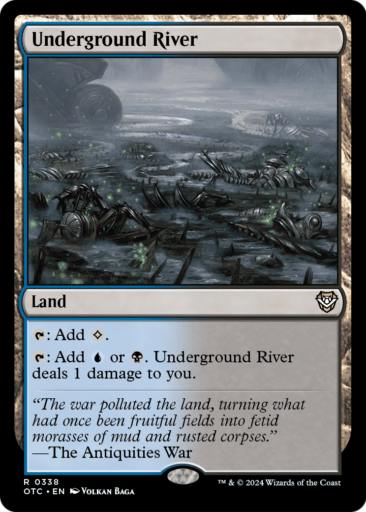 Underground River (OTC-338) [Outlaws of Thunder Junction Commander]