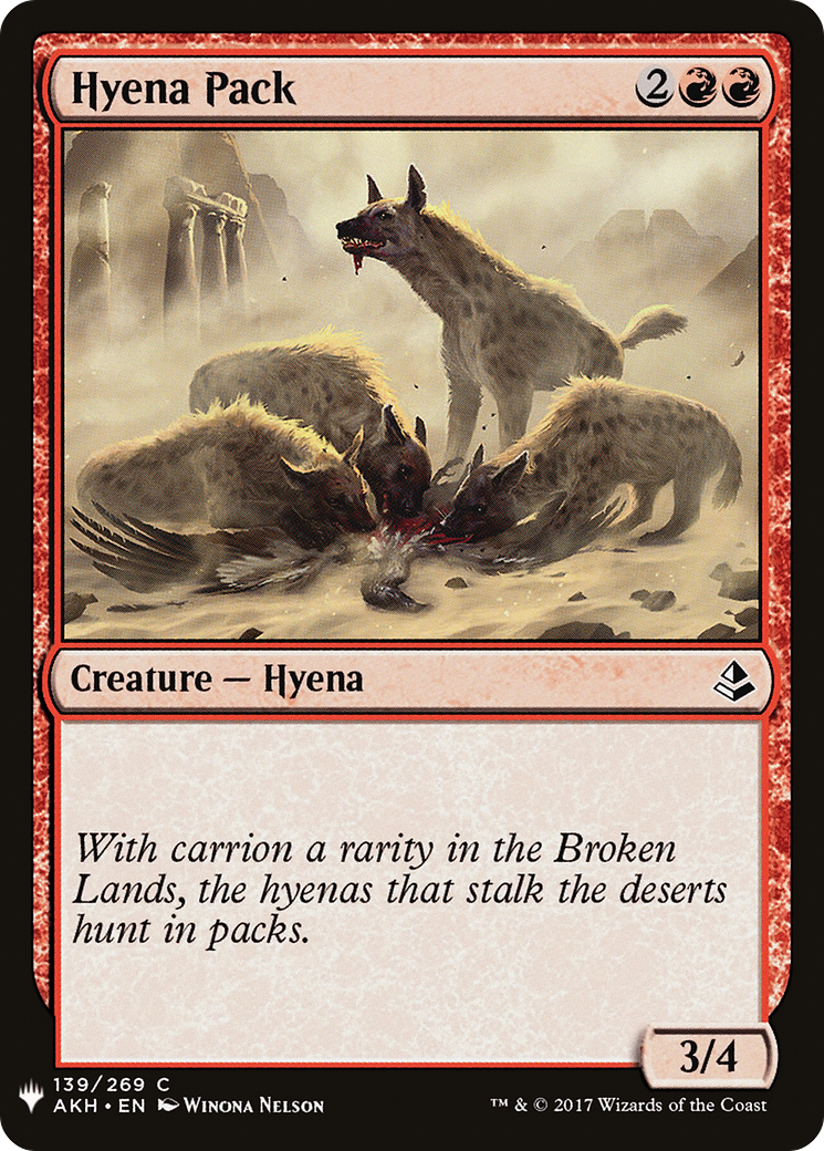 Hyena Pack (LIST-139) [The List]