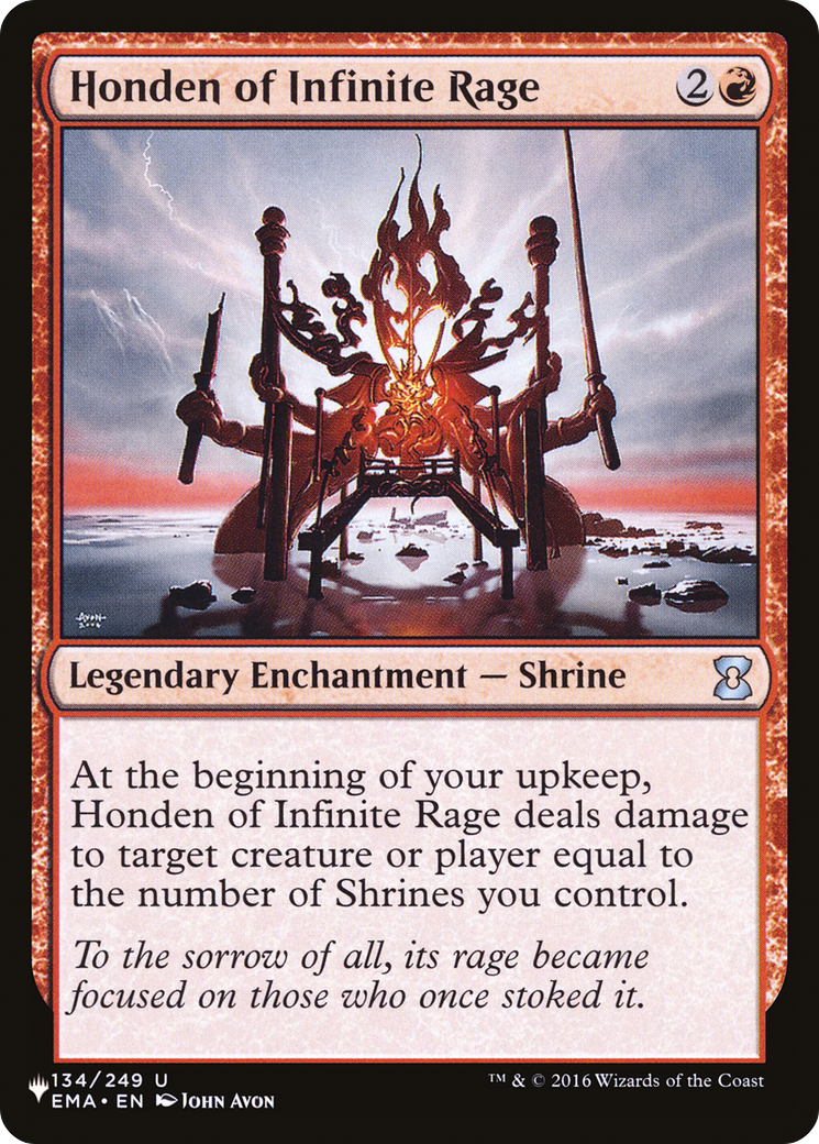 Honden of Infinite Rage (LIST-134/249) [The List]