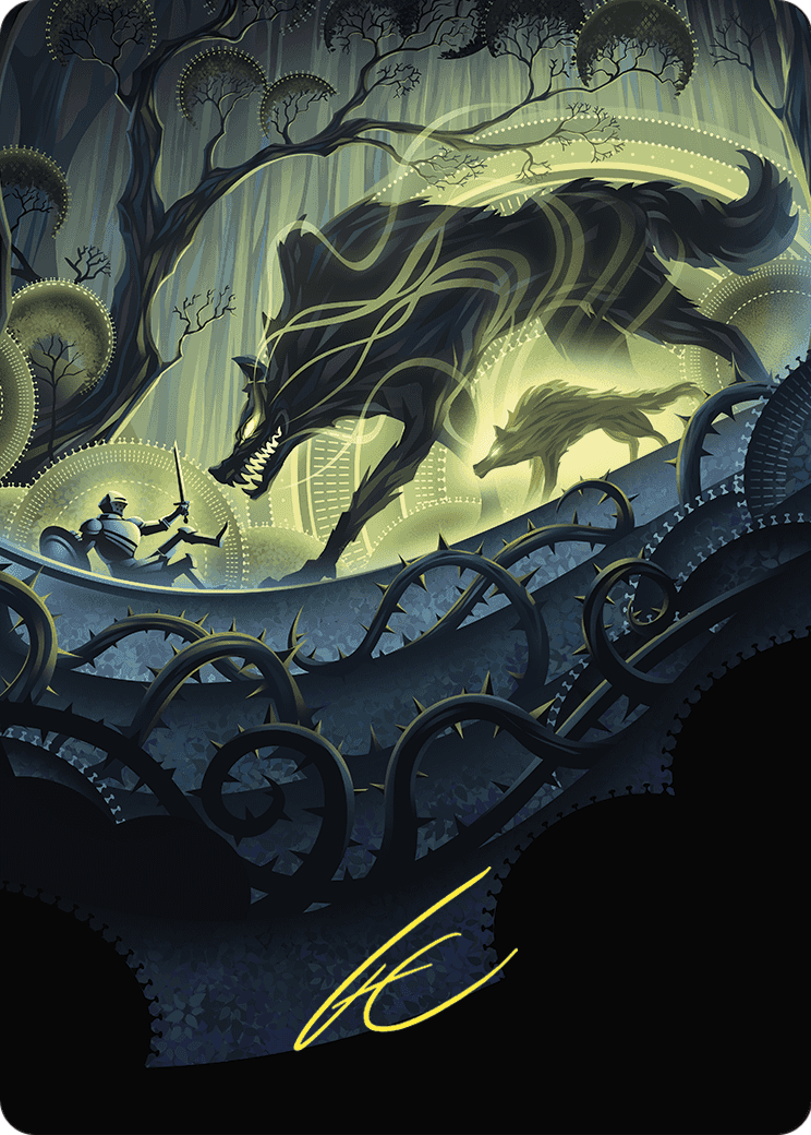 Unnatural Growth // Unnatural Growth (AWOE-075) (Borderless) [Wilds of Eldraine Art Series] Foil