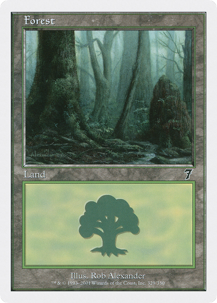 Forest (7ED-329) [7th Edition] Foil