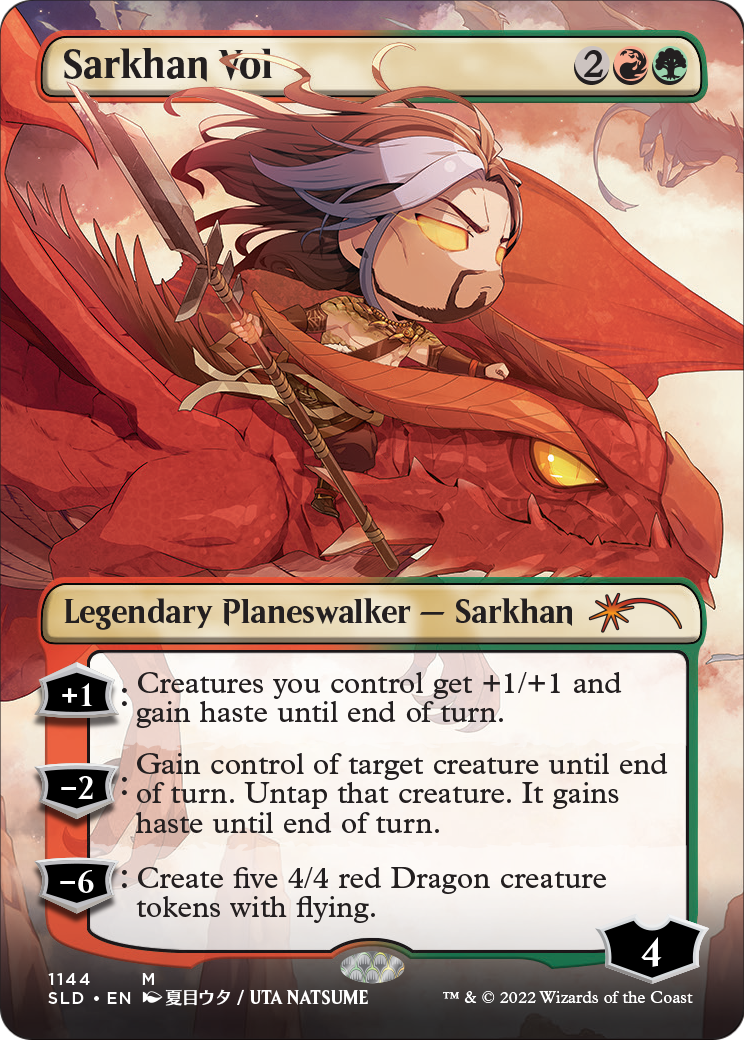 Sarkhan Vol (Borderless) (SLD-1144) [Secret Lair Drop] Foil