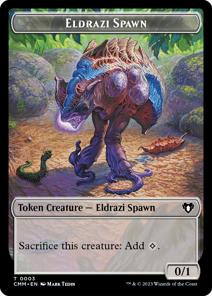 Eldrazi Spawn (TCMM-003) [Commander Masters Tokens] Foil